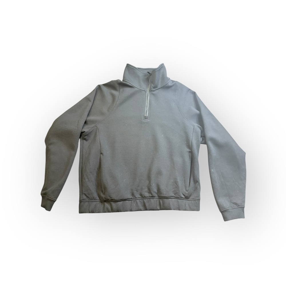 Yogalicious Scuba Urban Renewal 1/2 Zip Pullover – Charcoal Gray – Size M